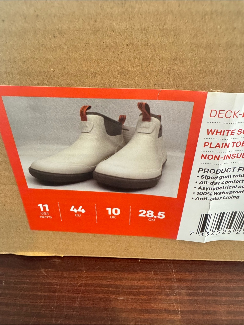 Grundens Deck Boss White Squall fishing rubber Boat Boots Men's size 11 - Picture 12 of 13